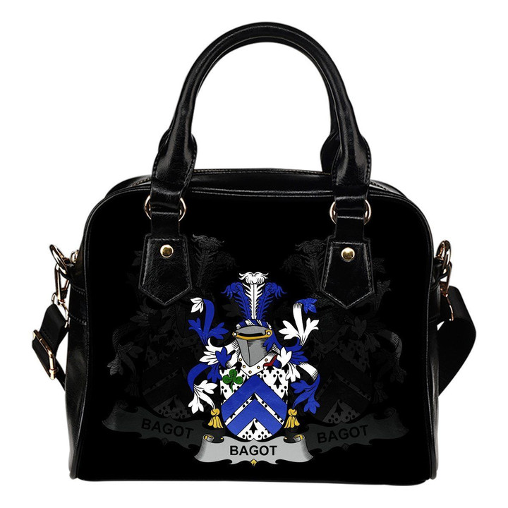 Bagot Ireland Shoulder Handbag - Irish Family Crest | Highest Quality Standard