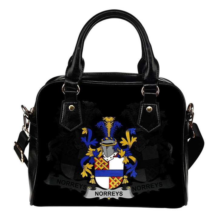 Norreys Ireland Shoulder Handbag - Irish Family Crest | Highest Quality Standard
