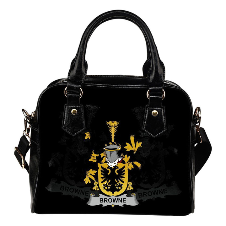 Browne Ireland Shoulder Handbag - Irish Family Crest | Highest Quality Standard