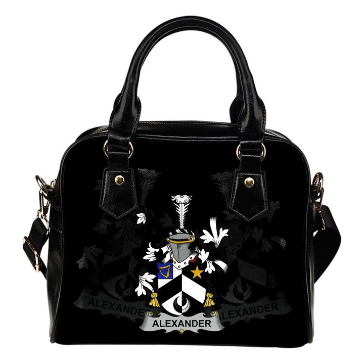 Alexander Ireland Shoulder Handbag - Irish Family Crest | Highest Quality Standard