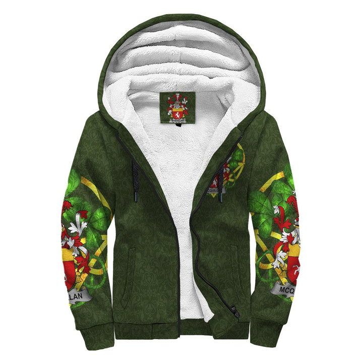 McQuillan Ireland Sherpa Hoodie Celtic and Shamrock | Over 1400 Crests | Clothing | Apparel