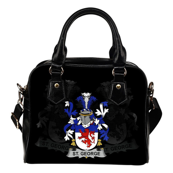 St. George Ireland Shoulder Handbag - Irish Family Crest | Highest Quality Standard