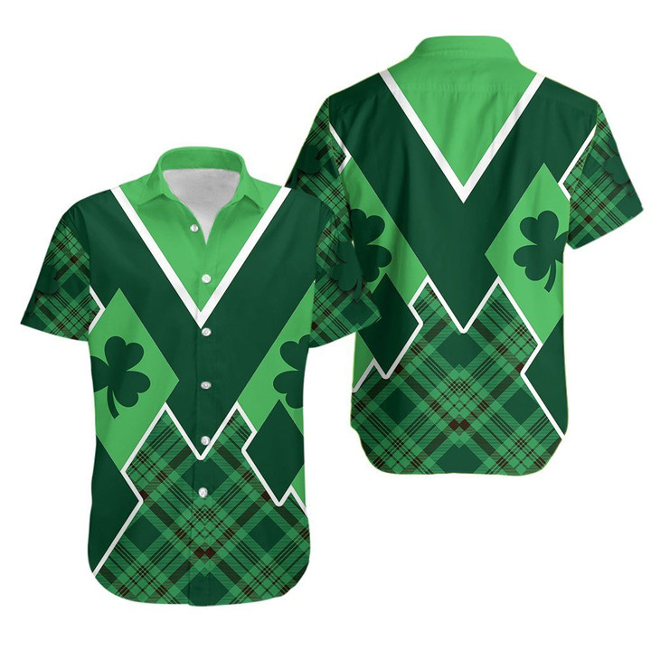 St. Patrick’s Day Ireland Hawaiian Shirt Shamrock