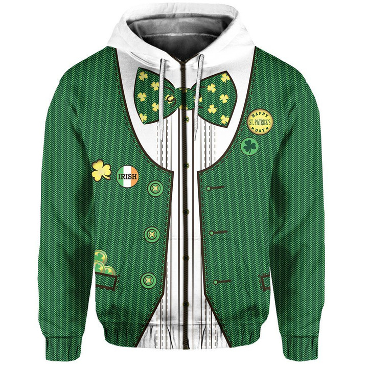 St. Patrick’s Day Ireland Zip-Hoodie Gile Special Style No.1