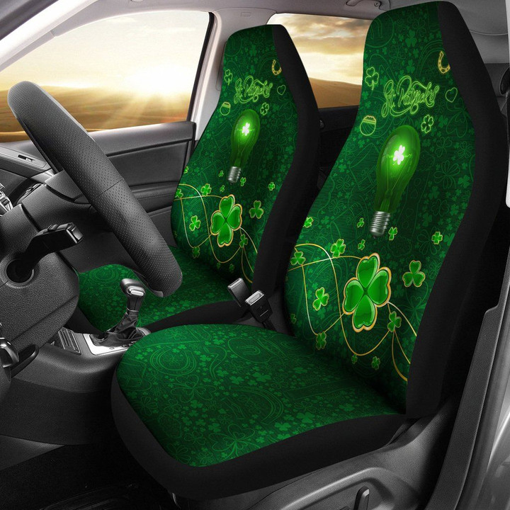 Patrick's Day Car Seat Covers Shamrock Vibes