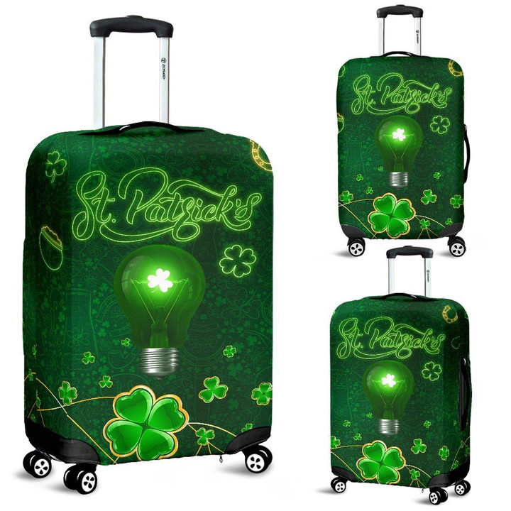 Patrick's Day Luggage Covers Shamrock Vibes