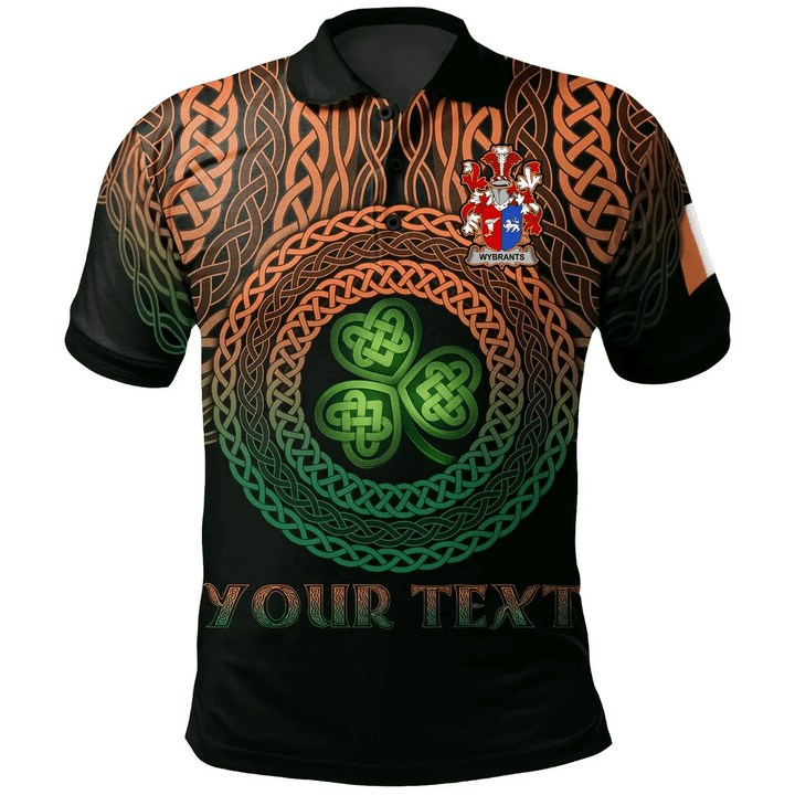 1stIreland Ireland Polo Shirt - Wybrants Irish Family Crest Polo Shirt - Celtic Pride A7 | 1stIreland.com