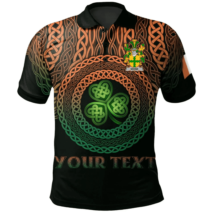 1stIreland Ireland Polo Shirt - Noone or O'Noone Irish Family Crest Polo Shirt - Celtic Pride A7 | 1stIreland.com