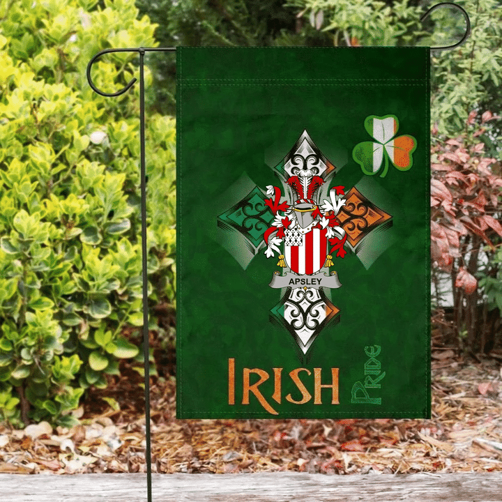 1stIreland Ireland Flag - Apsley Irish Family Crest Flag - Ireland Pride A7 | 1stIreland.com