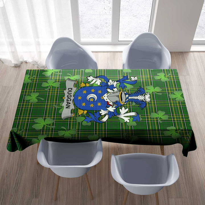 1stIreland Ireland Tablecloth - Duggan or O'Duggan Irish Family Crest Tablecloth A7 | 1stIreland