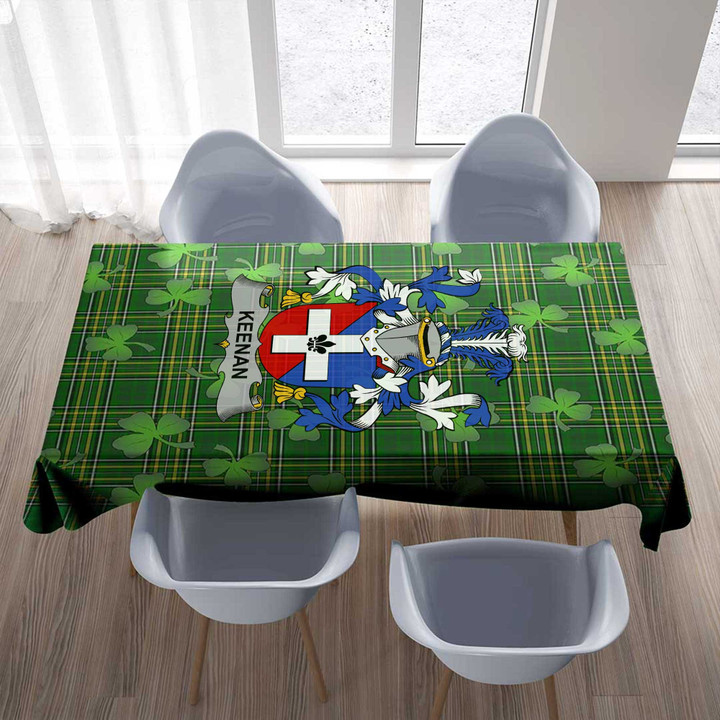 1stIreland Ireland Tablecloth - Keenan or O'Kinahan Irish Family Crest Tablecloth A7 | 1stIreland