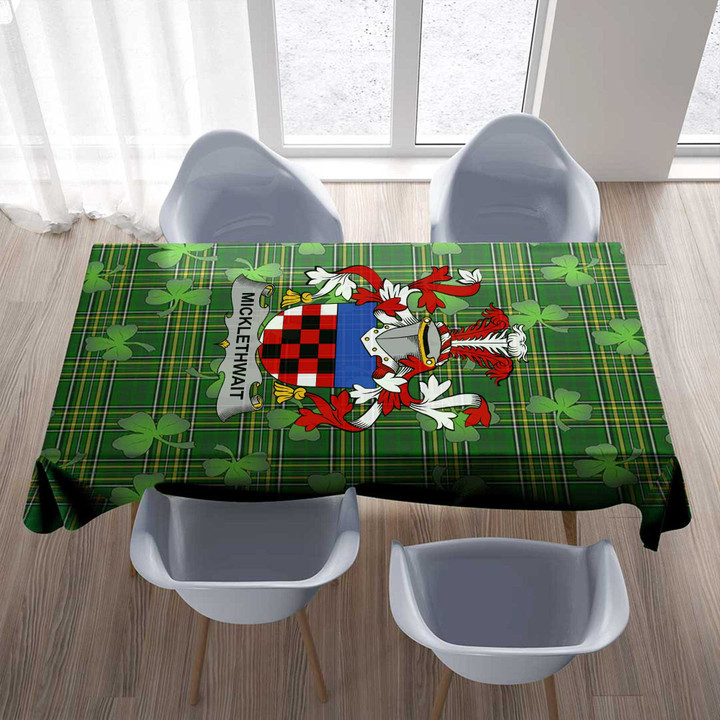 1stIreland Ireland Tablecloth - Micklethwait Irish Family Crest Tablecloth A7 | 1stIreland