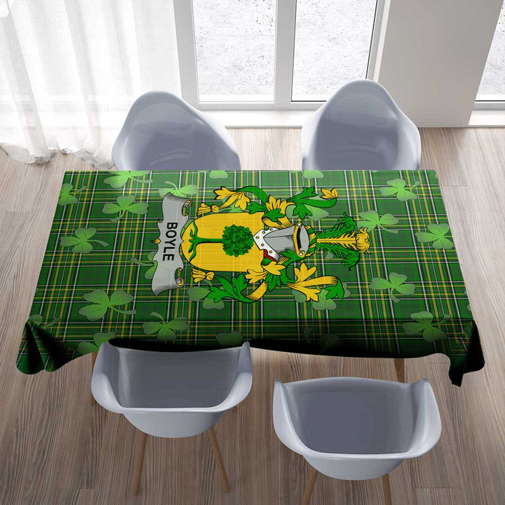 1stIreland Ireland Tablecloth - Boyle or O'Boyle Irish Family Crest Tablecloth A7 | 1stIreland