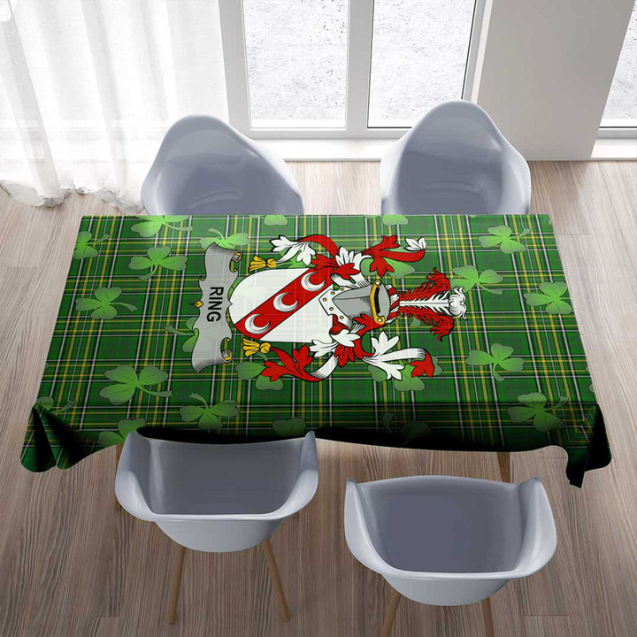 1stIreland Ireland Tablecloth - Ring or O'Ring Irish Family Crest Tablecloth A7 | 1stIreland