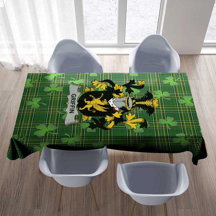 1stIreland Ireland Tablecloth - Griffin or O'Griffy Irish Family Crest Tablecloth A7 | 1stIreland