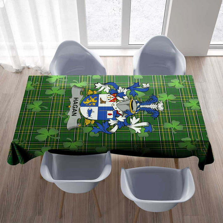 1stIreland Ireland Tablecloth - Hagan or O'Hagan Irish Family Crest Tablecloth A7 | 1stIreland