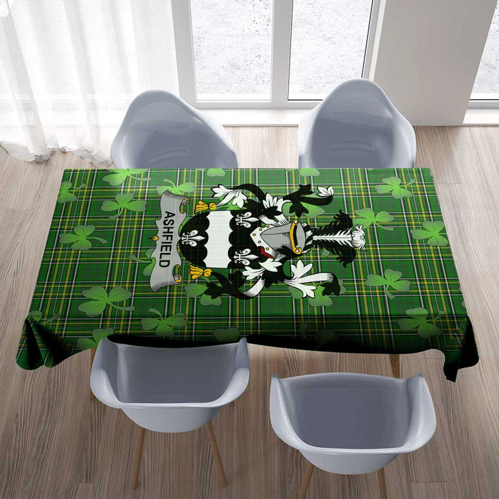 1stIreland Ireland Tablecloth - Ashfield Irish Family Crest Tablecloth A7 | 1stIreland