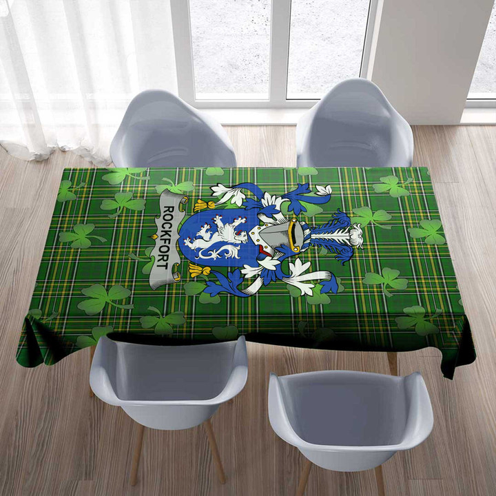 1stIreland Ireland Tablecloth - Rockfort Irish Family Crest Tablecloth A7 | 1stIreland