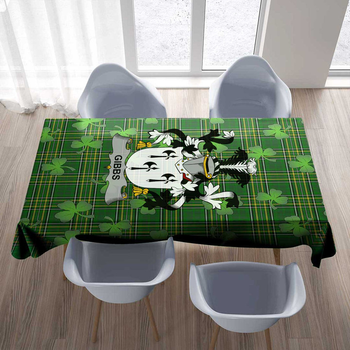 1stIreland Ireland Tablecloth - Gibbs Irish Family Crest Tablecloth A7 | 1stIreland
