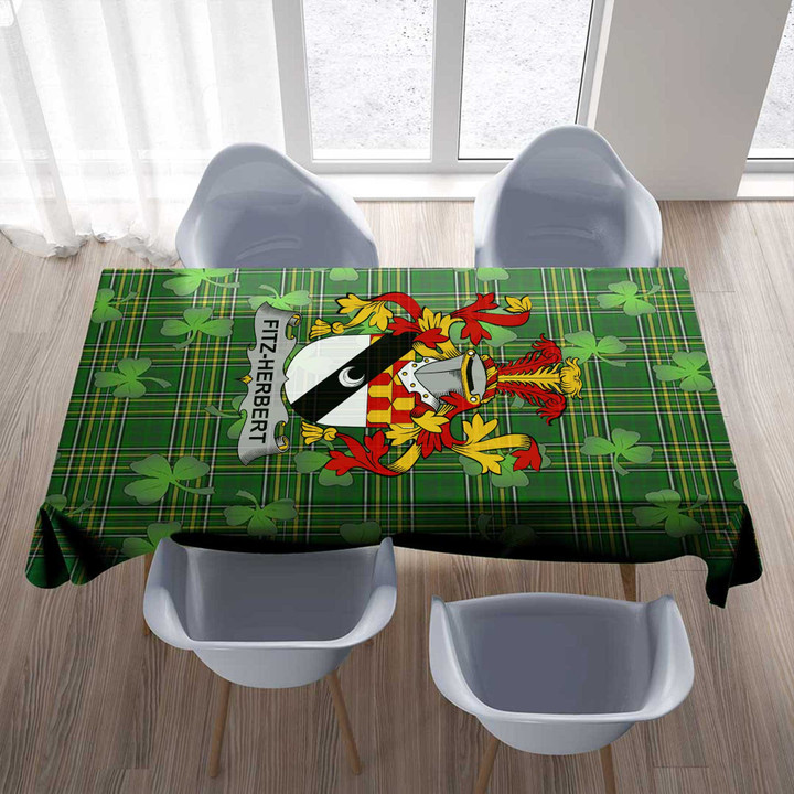 1stIreland Ireland Tablecloth - Fitz-Herbert Irish Family Crest Tablecloth A7 | 1stIreland