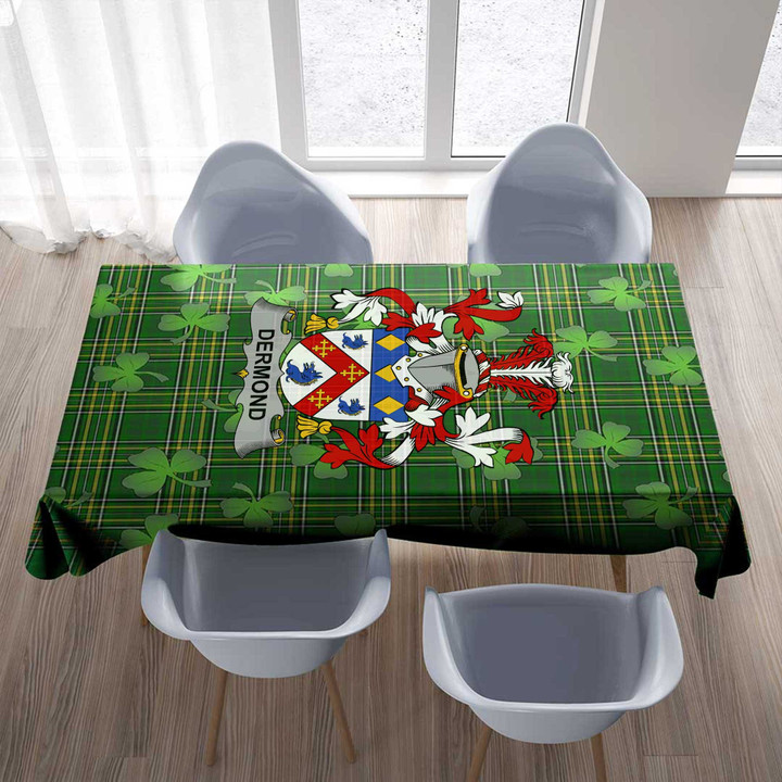 1stIreland Ireland Tablecloth - Dermond or O'Dermond Irish Family Crest Tablecloth A7 | 1stIreland