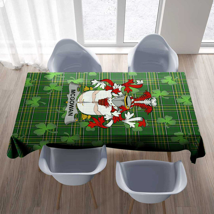 1stIreland Ireland Tablecloth - McGowan or McGouan Irish Family Crest Tablecloth A7 | 1stIreland