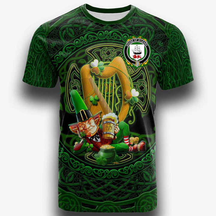 1stIreland Ireland T-Shirt - House of O LEARY Irish Family Crest T-Shirt - Ireland's Trickster Fairies A7 | 1stIreland
