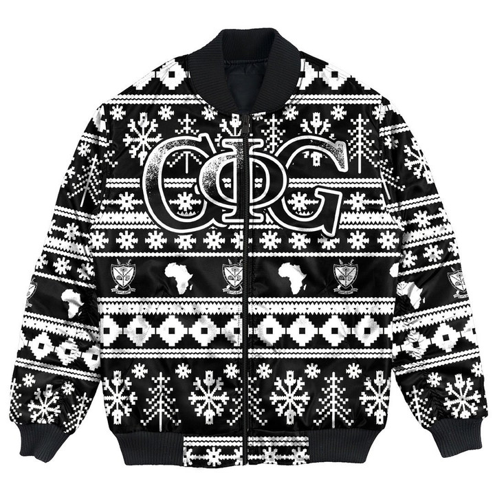 Groove Phi Groove Letter Christmas Bomber Jackets | Africazone.store