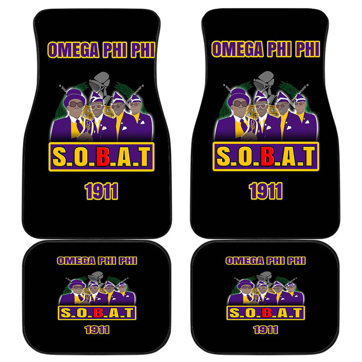Africa Zone Front And Back Car Mats - Omega Psi Phi Coffin Dance Front And Back Car Mats | africazone.store
