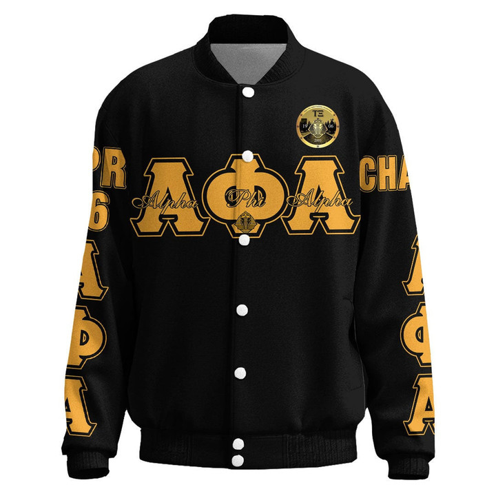 Getteestore Clothing - Alpha Phi Alpha - The Almighty Tau Xi Chapter Thicken Stand-Collar Jacket A7 | Getteestore