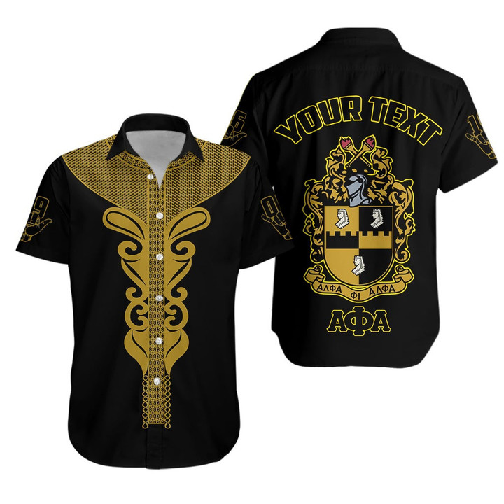 Getteestore Shirt - (Custom) Alpha Phi Alpha Be Unique APA Short Sleeve Shirt A31