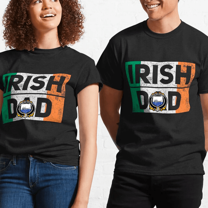 1stIreland Ireland T-Shirt - House of O CAHILL Irish Family Crest Irish Dad 100% Cotton T-Shirt A7 | 1stIreland