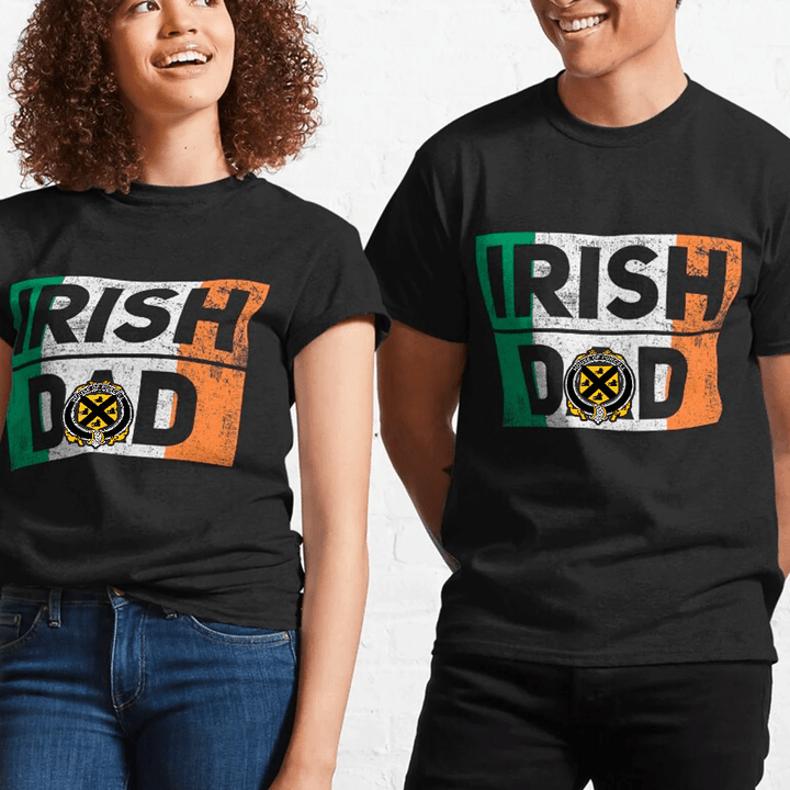 1stIreland Ireland T-Shirt - House of PURCELL Irish Family Crest Irish Dad 100% Cotton T-Shirt A7 | 1stIreland