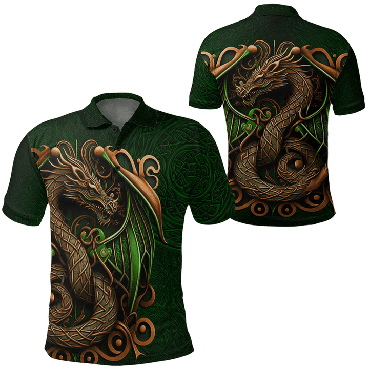 Polo Shirts - Celtic Dragon