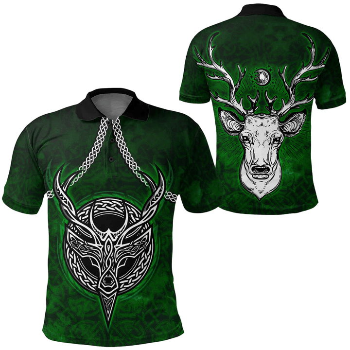 Polo Shirts - Celtic Deer