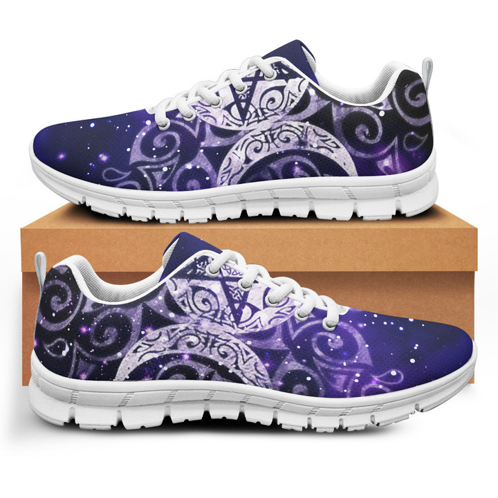 1stIreland Shoes - Celtic Wicca Triple Moon Sneaker A35