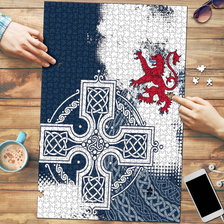1stireland Jigsaw Puzzle -  Scottish Celtic Cross Jigsaw Puzzle | 1stireland
