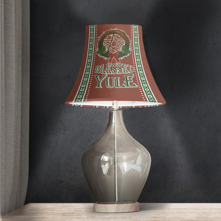 1stireland Bell Lamp Shade -  Celtic Christmas Blessed Yule Pagan Bell Lamp Shade | 1stireland
