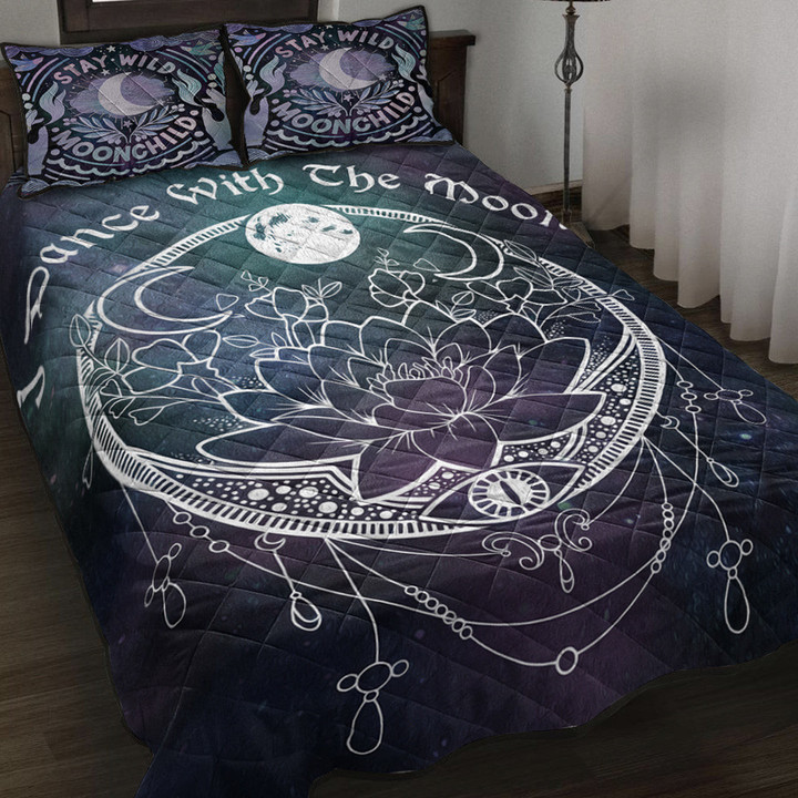 1stireland Quilt Bed Set -  Celtic Wicca Spirit Symbol Quilt Bed Set | 1stireland
