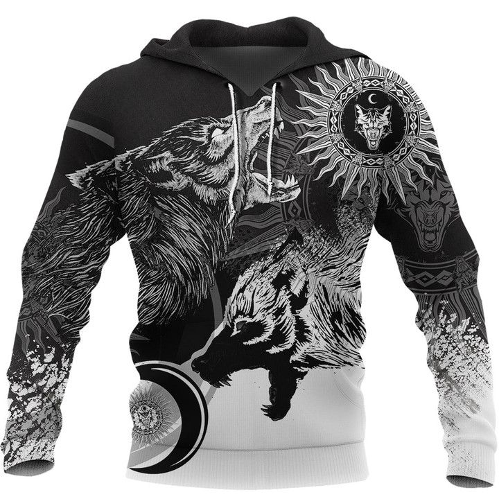 1sttIreland - Skoll and Hati New Style Hoodie A35