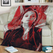 Black Widow Avengers Marvel Fleece Blanket Gift For Fan, Premium Comfy Sofa Throw Blanket Gift