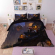 Halloween Horro Pumpkin Ghost 5 Duvet Quilt Bedding Set 
