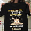 Birthday February Girl Betty Boop T Shirt Hoodie Sweater