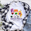 Hocus pocus and chill witch halloween T shirt hoodie sweater