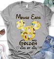Mickey mouse ears and golden kind of girl T shirt hoodie sweater