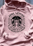 April woman the soul of a witch the fire of a lioness the heart of a hippie the mouth of a sailor T shirt hoodie sweater
