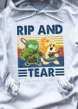Vintage rip and tear T Shirt Hoodie Sweater