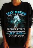 Horse way maker miracle worker promise keeper T Shirt Hoodie Sweater