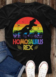 Heart dinosaur homosaurus rex animals T Shirt Hoodie Sweater