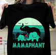 Elephant mom and son mamaphant T shirt hoodie sweater